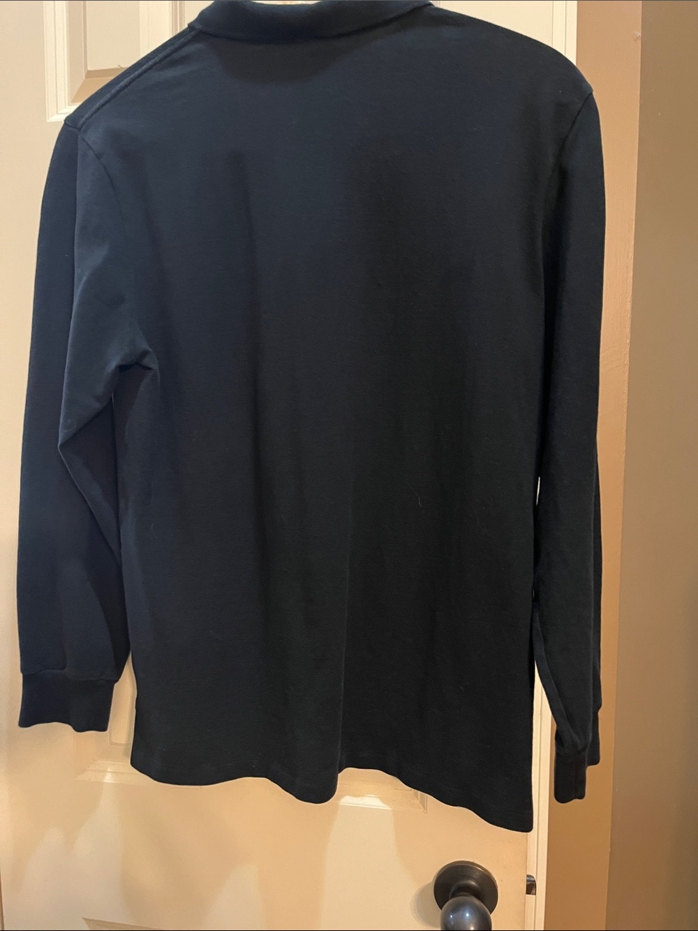 Polo by Ralph Lauren Black  Long-Sleeve Polo with Red Pony - Picture 6 of 9